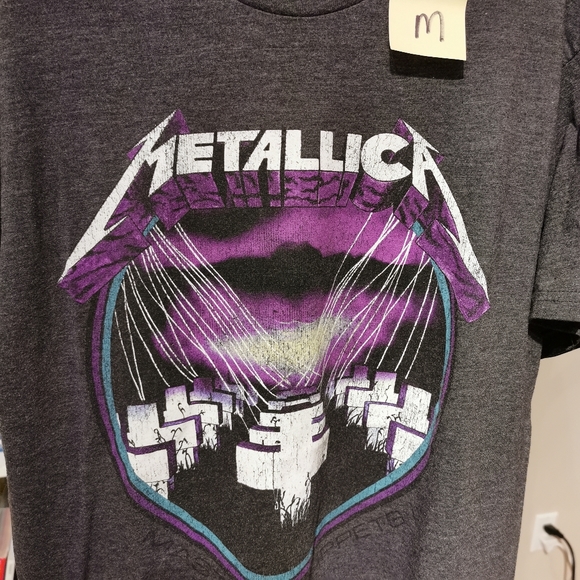 Metallia Purple Puppets t-shirt medium - Picture 2 of 3